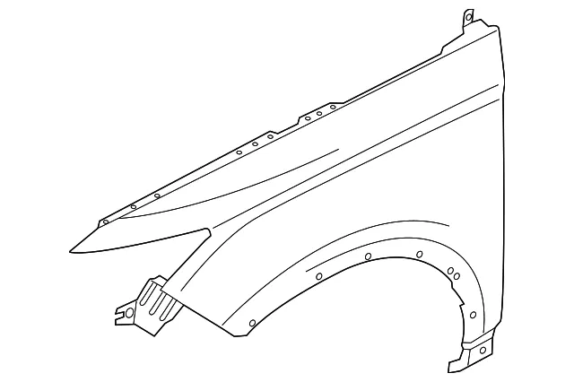 Fender - Passenger Side (RH) - Ford (EJ7Z-16005-A) - view 3