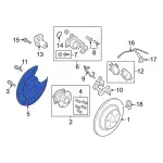 Splash Shield - Driver's Side (LH) - Ford (EJ7Z-2C028-B) - view 14