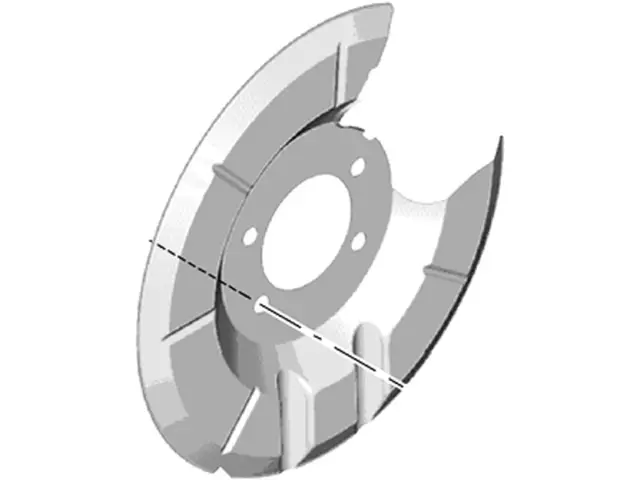 Splash Shield - Driver's Side (LH) - Ford (EJ7Z-2C028-B) - view 3