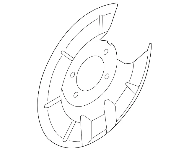 Splash Shield - Driver's Side (LH) - Ford (EJ7Z-2C028-B) - view 6