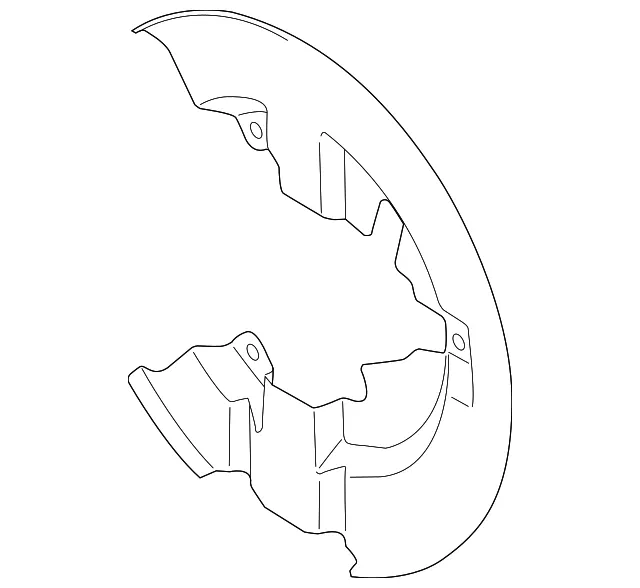 Splash Shield - Driver's Side (LH) - Ford (EJ7Z-2K005-A) - view 5