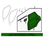 Door Shell - Driver's Side (LH) - Ford (EJ7Z-7824631-A) - view 7