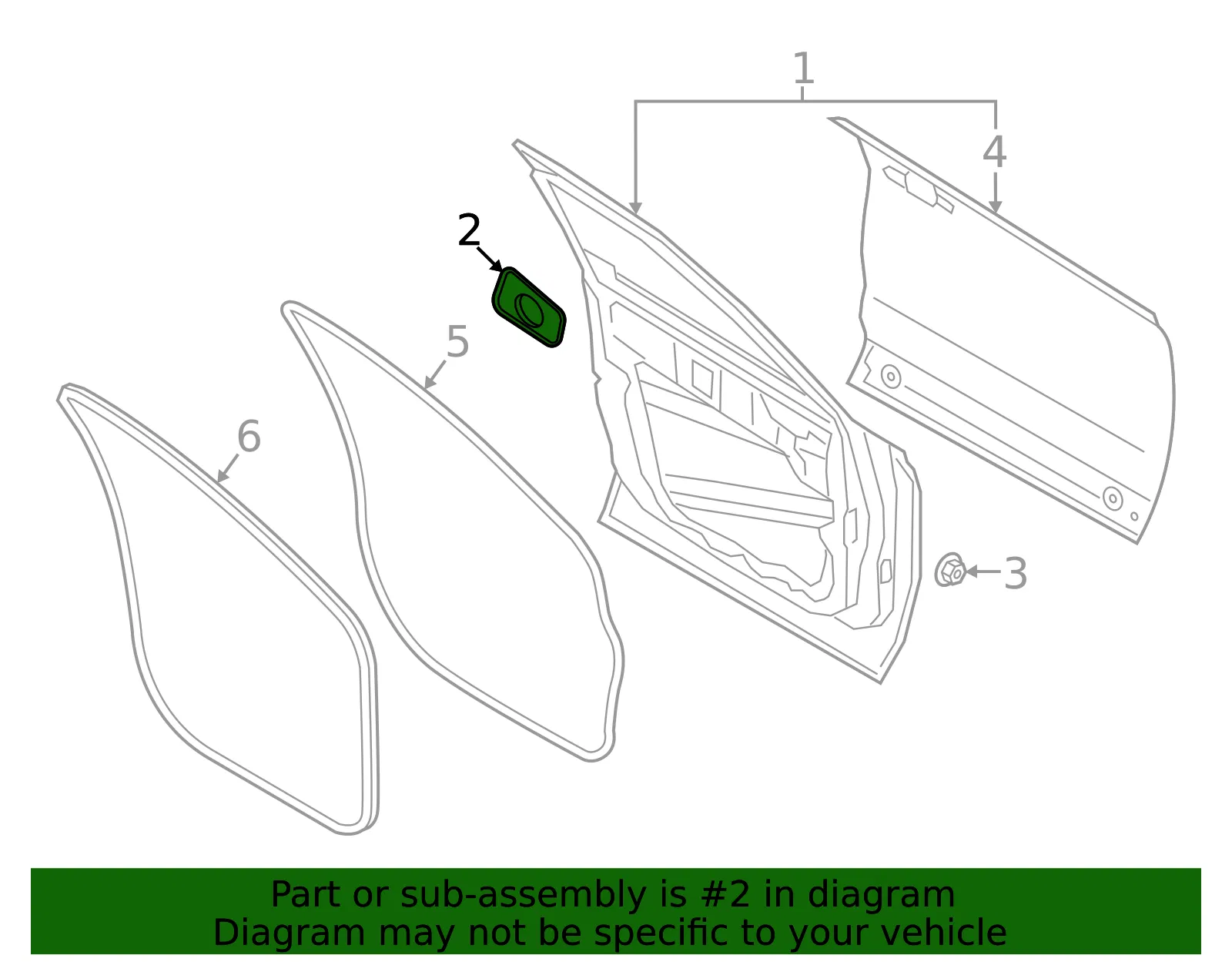 Door Shell Plug - Passenger Side (RH) - Ford (FA1Z-00933-A) - view 6
