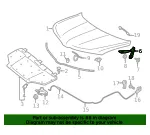 Hinge - Driver's Side (LH) - Ford (FA1Z-16797-A) - view 13
