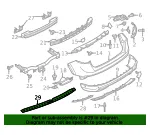 Rear Bumper Protector - Ford (FA1Z-17B807-A) - view 16