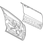 Door Assembly Front - Ford (FA1Z-5820125-C) - view 7