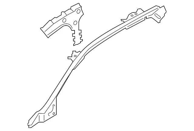 Roof Rail - Driver's Side (LH) - Ford (FA1Z-5851187-B)
