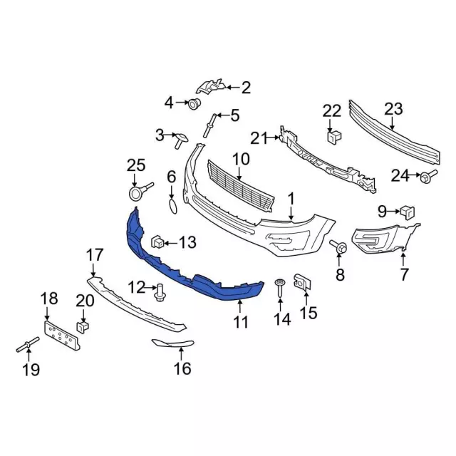 Valance Panel - Ford (FB5Z-17D957-AC) - view 19