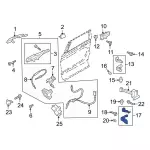 Door Hinge - Ford (FL3Z-1626811-A) - view 25