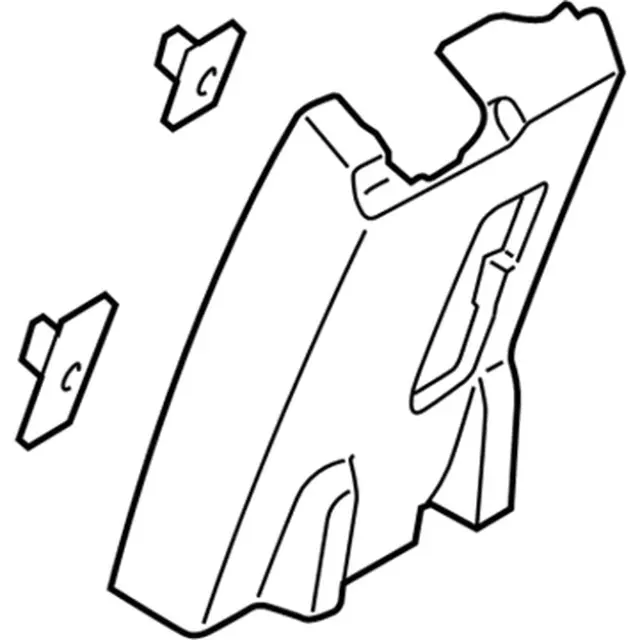 Window Molding - Ford (FL3Z-1825504-AE) - view 9