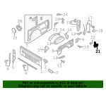 Tailgate Hinge - Ford (FL3Z-99430B39-A) - view 22