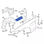 Fender Insulator - Ford (FR3Z-16072-A) - view 14