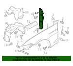 Fender Insulator - Ford (FR3Z-16072-A) - view 16