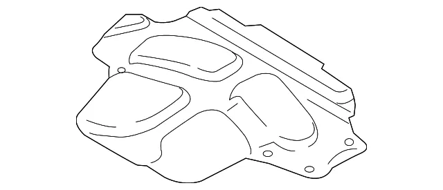 Hood Insulation Pad - Ford (FR3Z-16738-D) - view 9