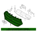 Grille - Ford (FT4Z-8200-CA) - view 16