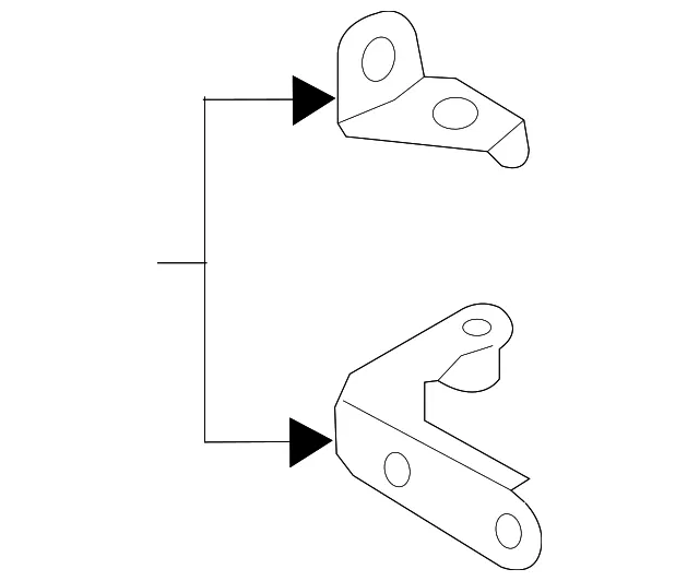 Door Hinge - Ford (FT4Z5822811B) - view 6