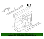 Door Lock Knob Bezel - Ford (GL3Z-1621999-AA) - view 17