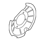 Splash Shield - Driver's Side (LH) - Ford (GN1Z-2C028-C) - view 15