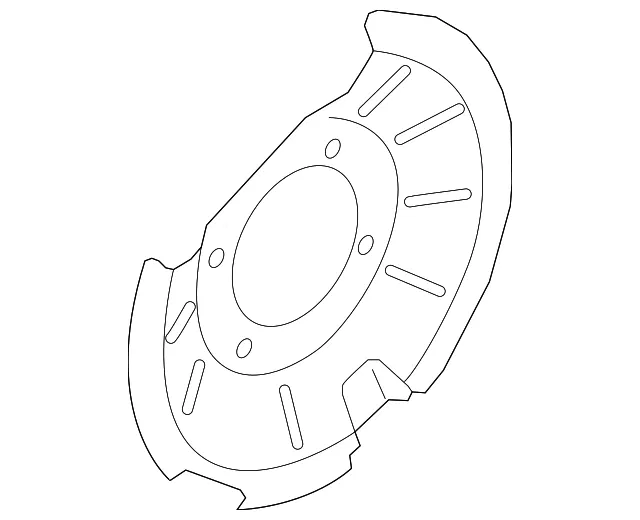 Splash Shield - Driver's Side (LH) - Ford (GN1Z-2C028-C) - view 5