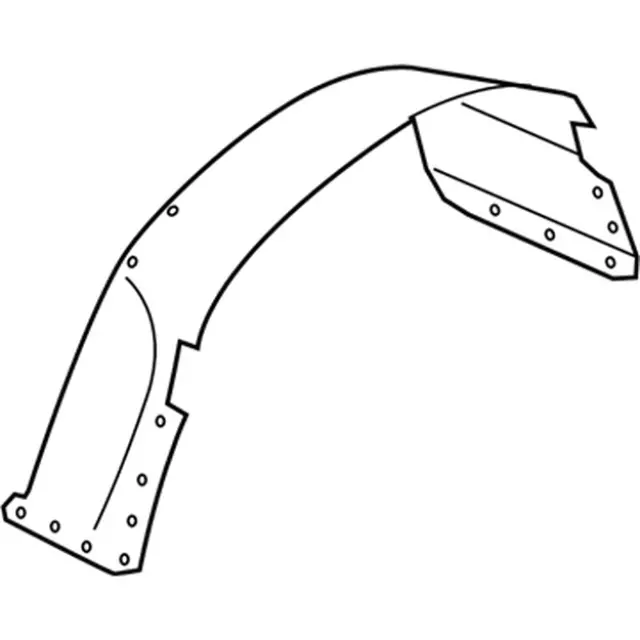 Splash Shield - Passenger Side (RH) - Ford (HC3Z-9928370-D)