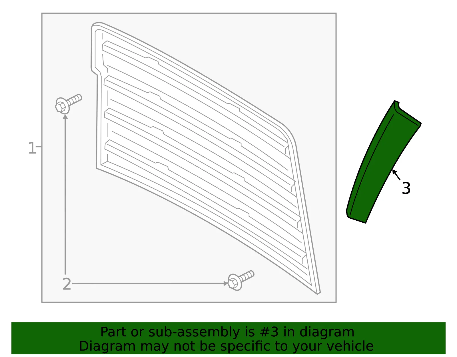 Decal - Driver's Side (LH) - Ford (HL3Z-6320001-AB) - view 5