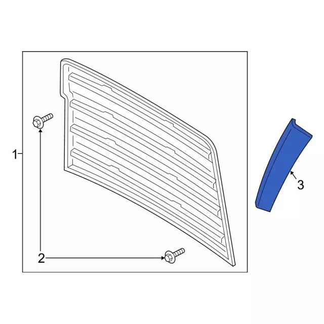 Decal - Driver's Side (LH) - Ford (HL3Z-6320001-AB) - view 8