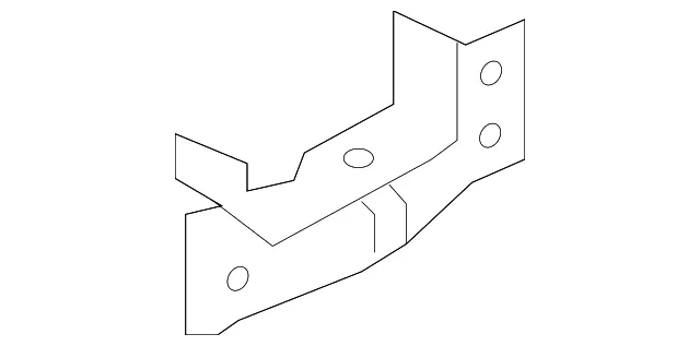 Bumper Bracket - Ford (HS7Z-17C913-A) - view 4