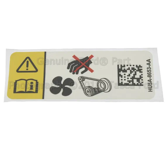 Caution Label - Ford (HU5Z-8653-A)