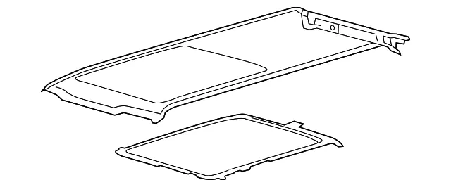 Panel Assembly Roof - Ford (JL1Z-4050202-C) - view 3