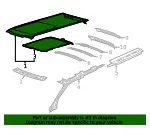 Panel Assembly Roof - Ford (JL1Z-4050202-C) - view 8