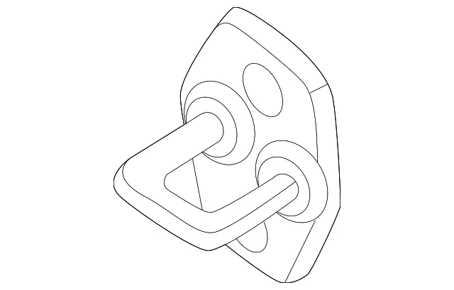 Door Lock Striker Plate - Ford (JX7Z-5822008-C)