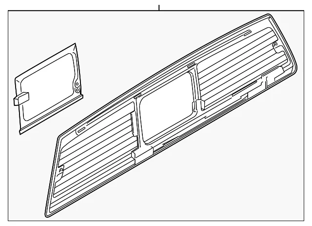 Back Glass - Ford (KB3Z-2142006-E)