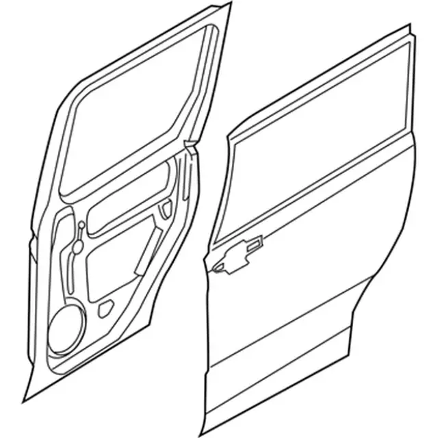 Door Shell - Driver's Side (LH) - Ford (KT1Z-1724623-E)