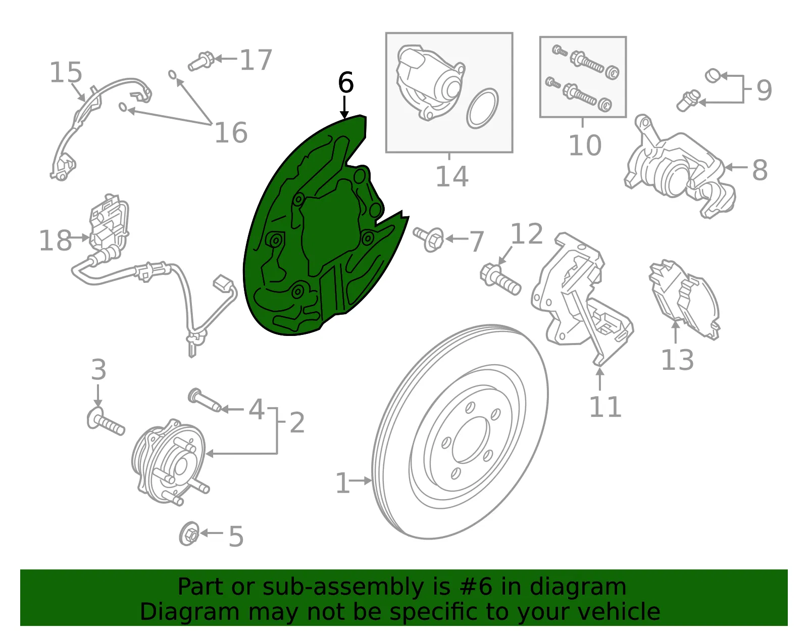 Splash Shield - Ford (L1MZ-2C028-E) - view 9