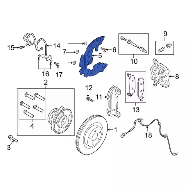 Shield Splash - Ford (L1MZ-2C028-G) - view 8