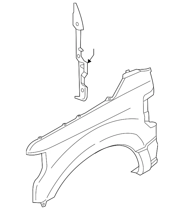 Fender - Ford (LC3Z-16005-D) - view 2
