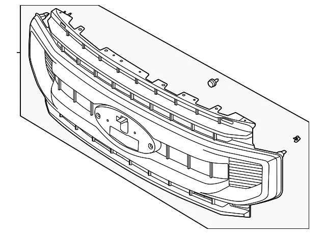 Grille Assembly - Ford (LC3Z8200AB) - view 3