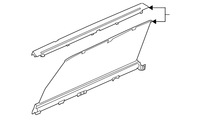 Sunshade - Passenger Side (RH) - Ford (LC5Z-78402A34-AC)
