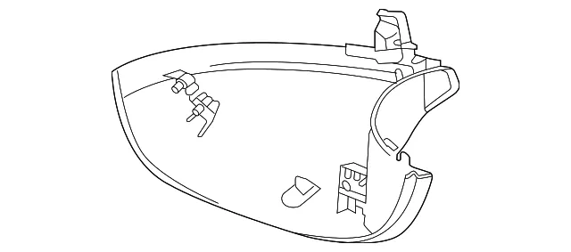 Door Mirror Cover - Ford (LJ8Z-17A703-MA)