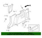 Interior Quarter Panel Trim Panel Insert - Ford (M2DZ-7842410-AB) - view 10