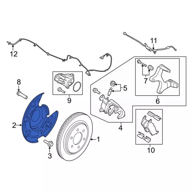 Shield Splash - Ford (ML3Z-2K005-F) - view 4