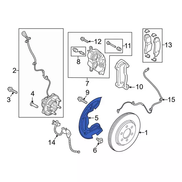 Shield Splash - Ford (ML3Z-2K005-F) - view 9