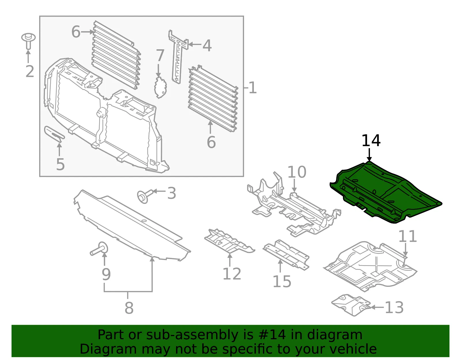 Floor Pan Splash Shield - Ford (ML3Z-7222-E) - view 8