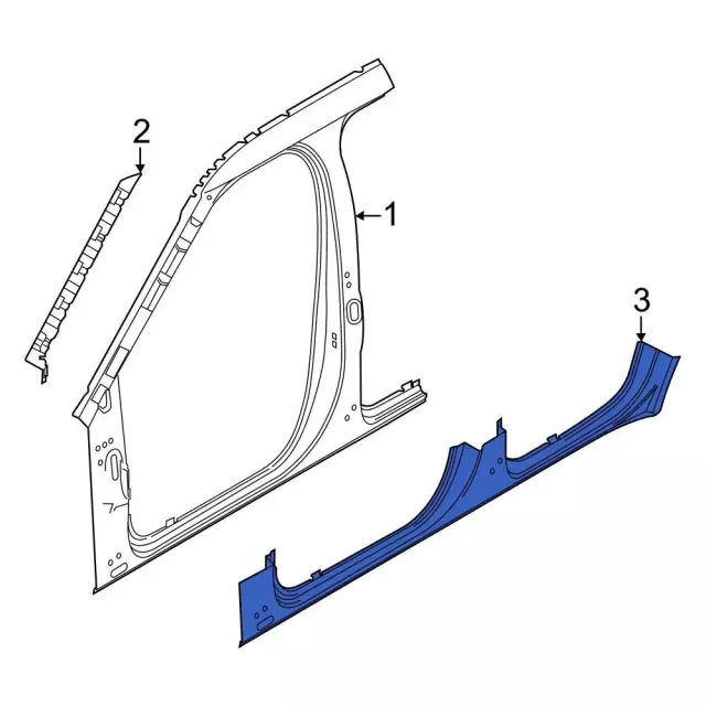 Rocker Panel - Ford (NB5Z-7810129-A)