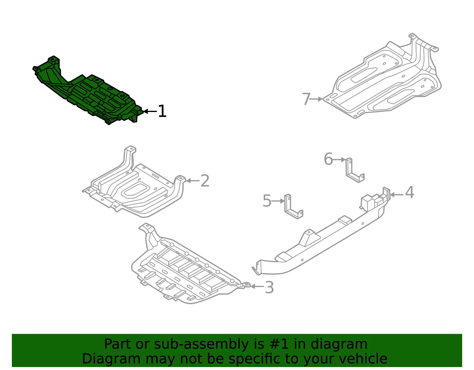 Splash Shield - Ford (NL3Z-6775-B) - view 3