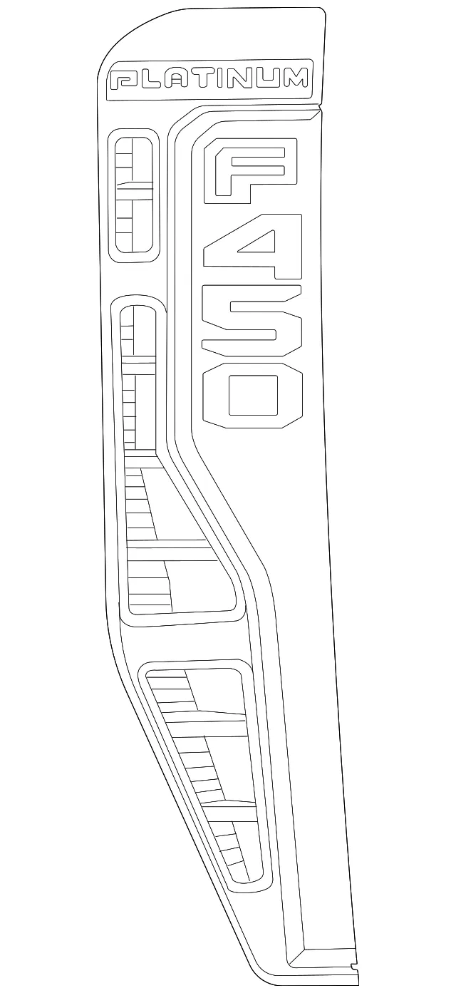 Fender Emblem - Ford (PC3Z-16720-CS)