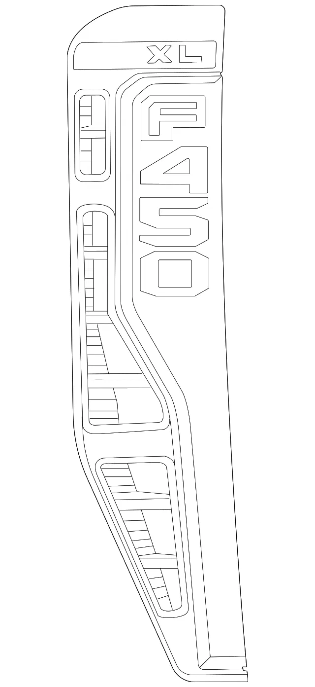 Fender Emblem - Ford (PC3Z-16720-CU)