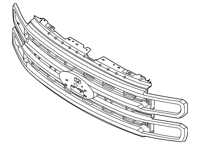 Grille Assembly - Ford (PC3Z-8200-CB) - view 2