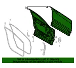 Door Shell - Ford (PC5Z-7820125-B) - view 4