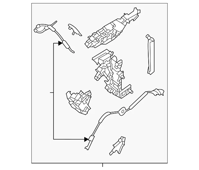 Latch - Ford (PJ7Z-78264A26-C) - view 2